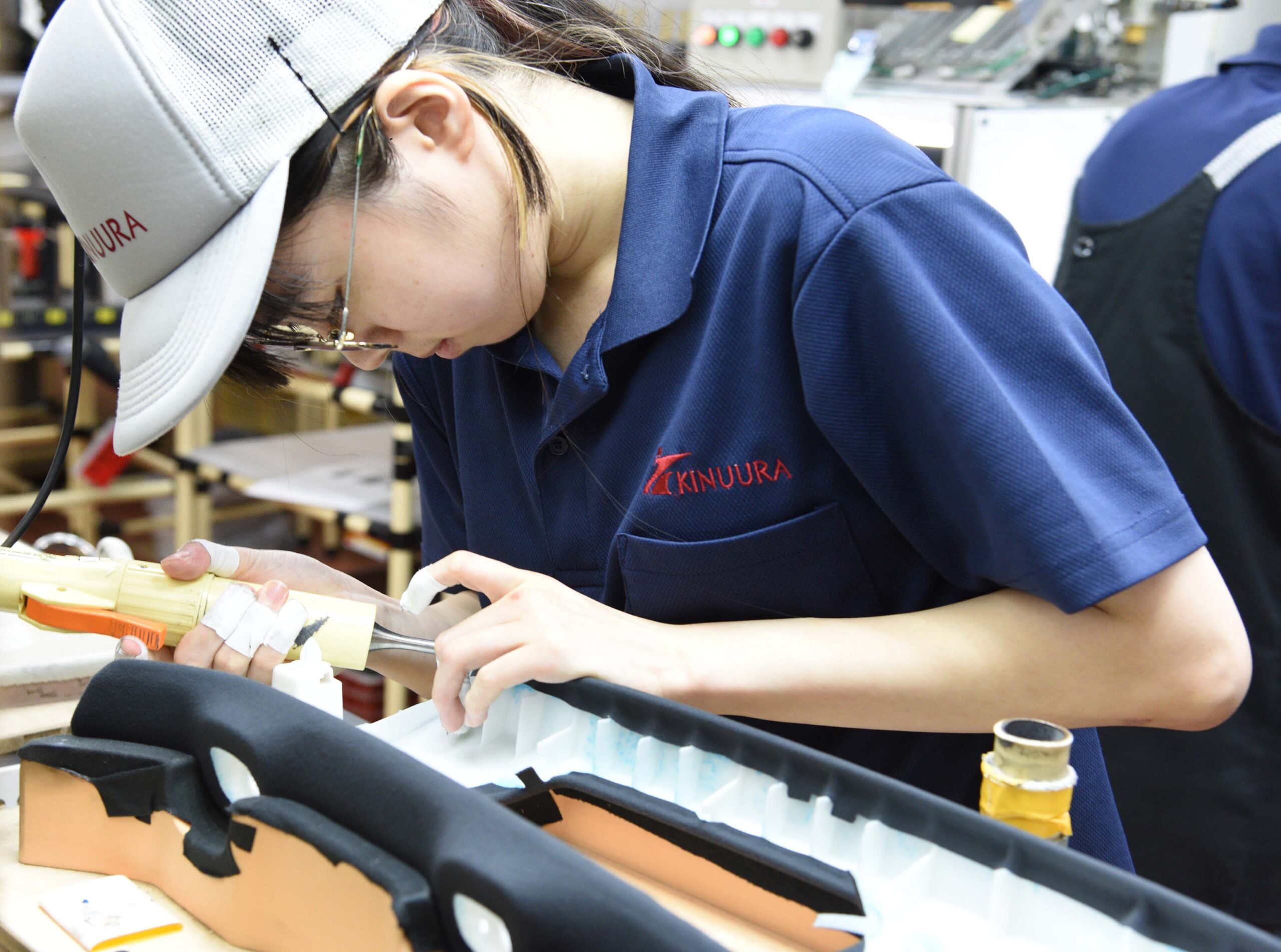 生産体制　生産　変更写真